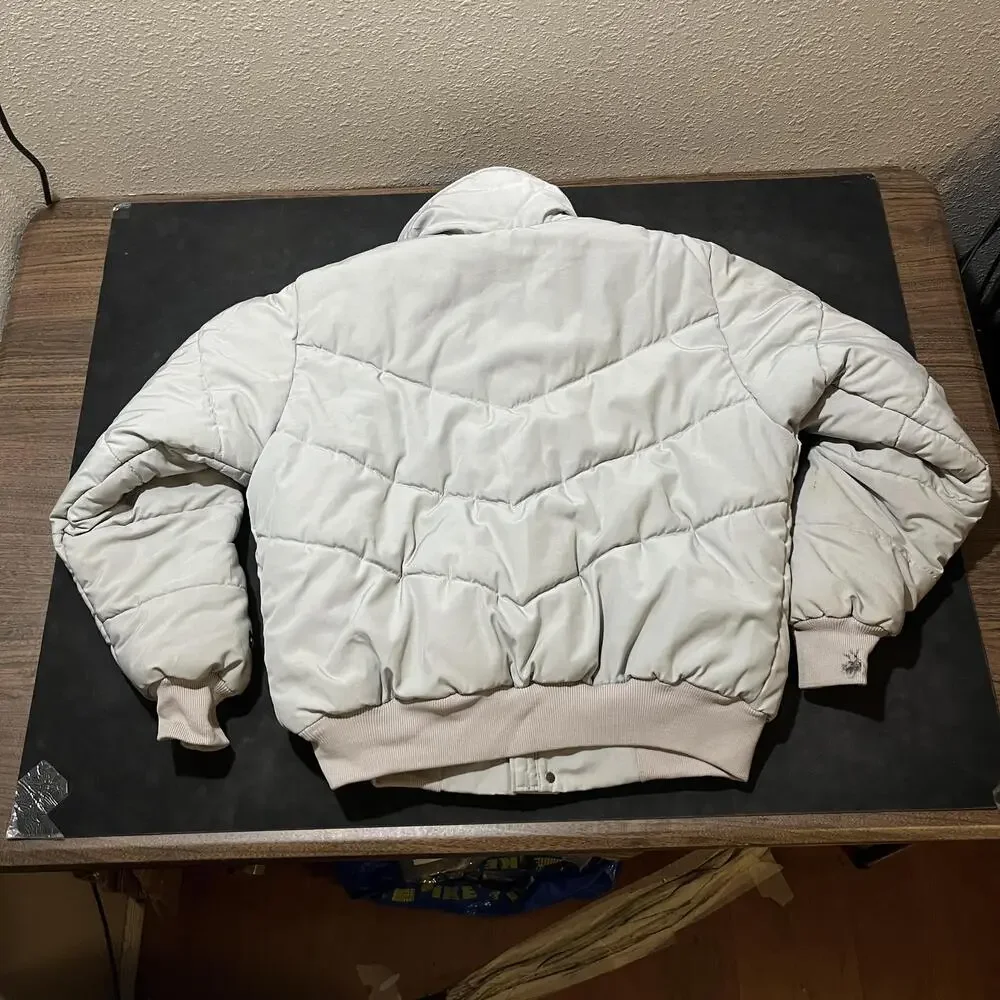 Vintage The North Face Jacket Nuptse 1970s Quilted Puffer Bomber Made in USA 60s